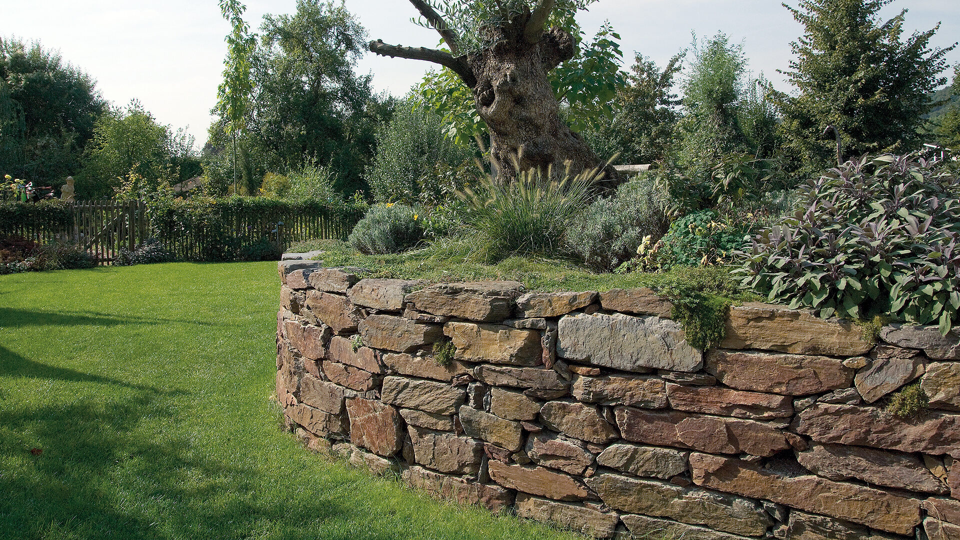Natursteinmauer monte graniti